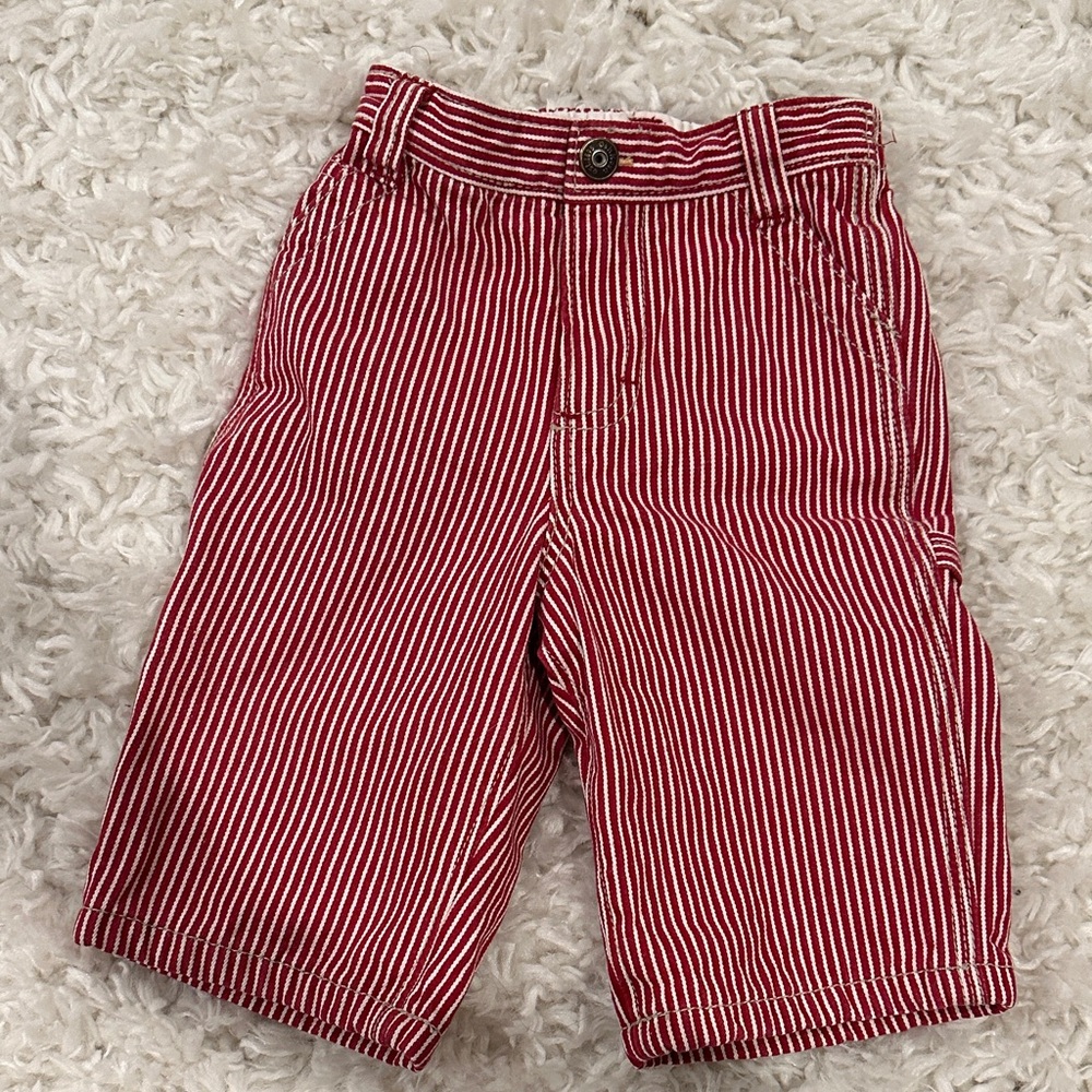 OshKosh B'gosh Red and White Striped Pants